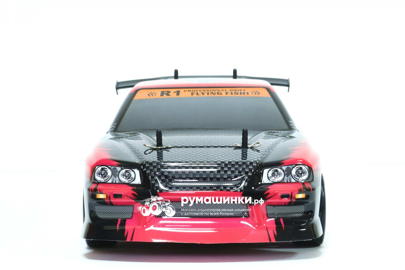 Радиоуправляемый машинка для дрифта Nissan R34 Skyline HSP Flying Fish 1 -  1:10 4WD - 94123PRO-12335 Купить с доставкой